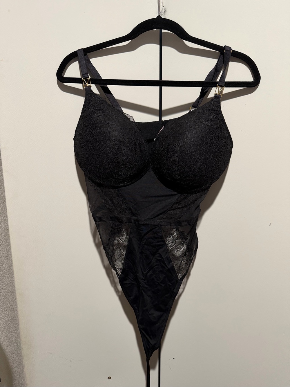 Victoria’s Secret Black Lace Bodysuit NWOT